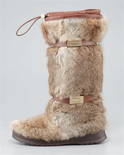 tory burch fur boots